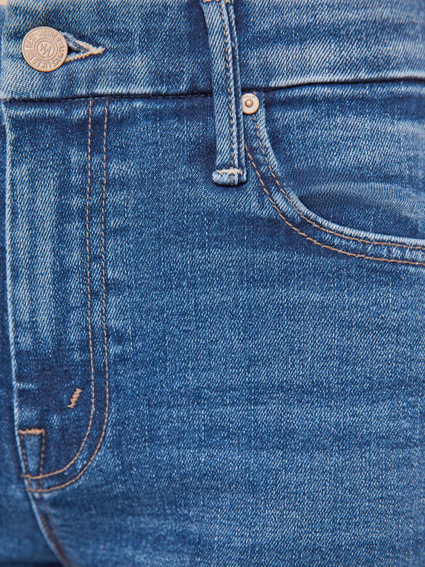 Mother Denim High Waisted Looker Blue (Medium)