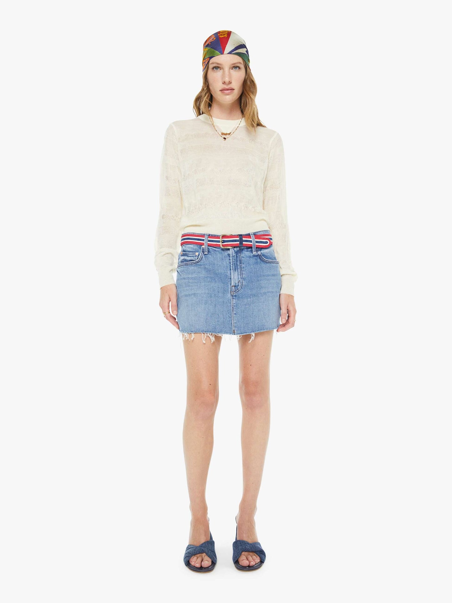 Mother Denim The Good Game Navy