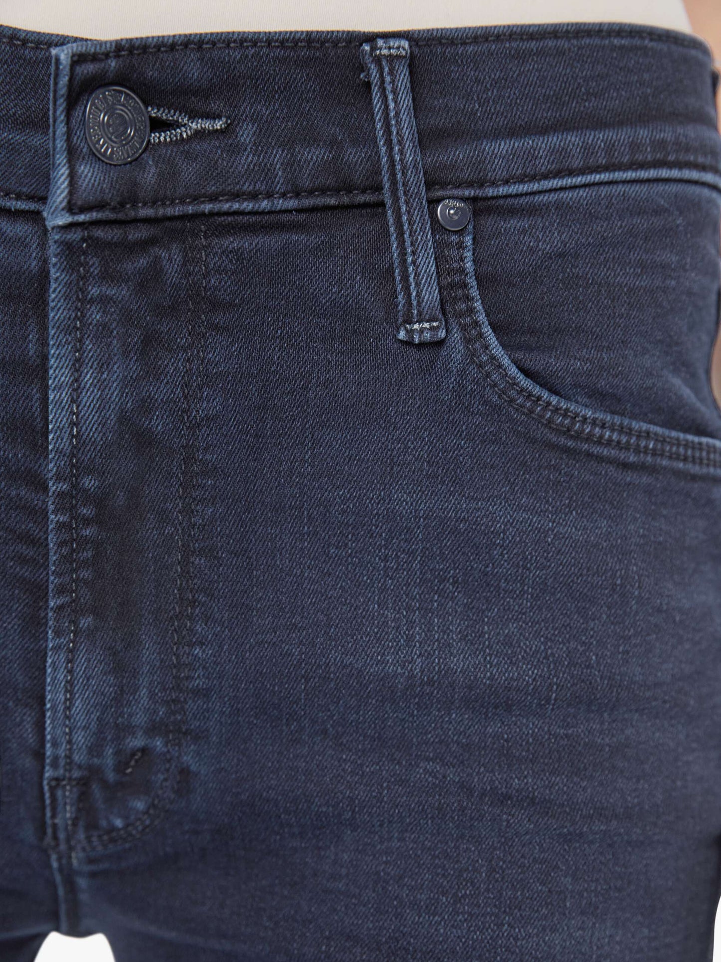 Mother Denim The Mid Rise Dazzler Ankle Blue (Medium)