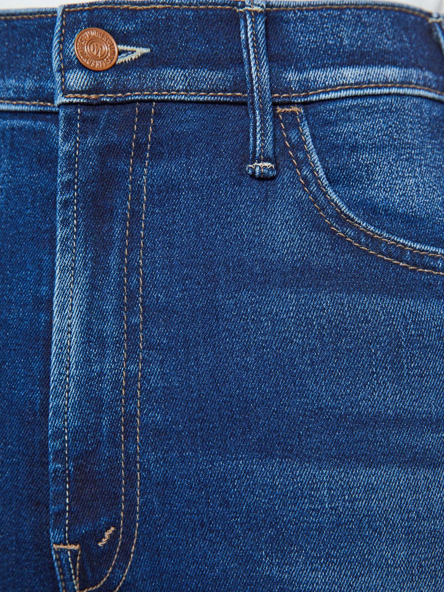 Mother Denim The Hustler Ankle Blue (Navy)