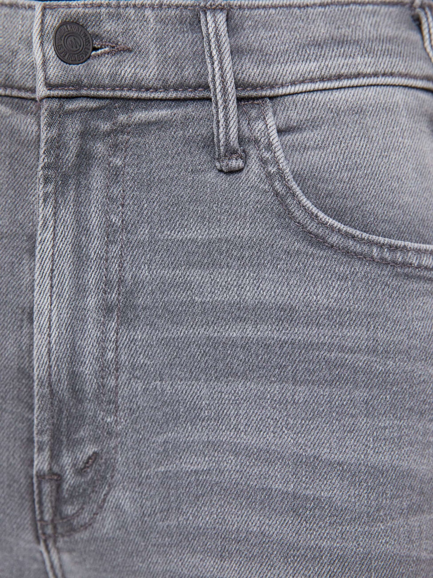 Mother Denim The Hustler Ankle Grey