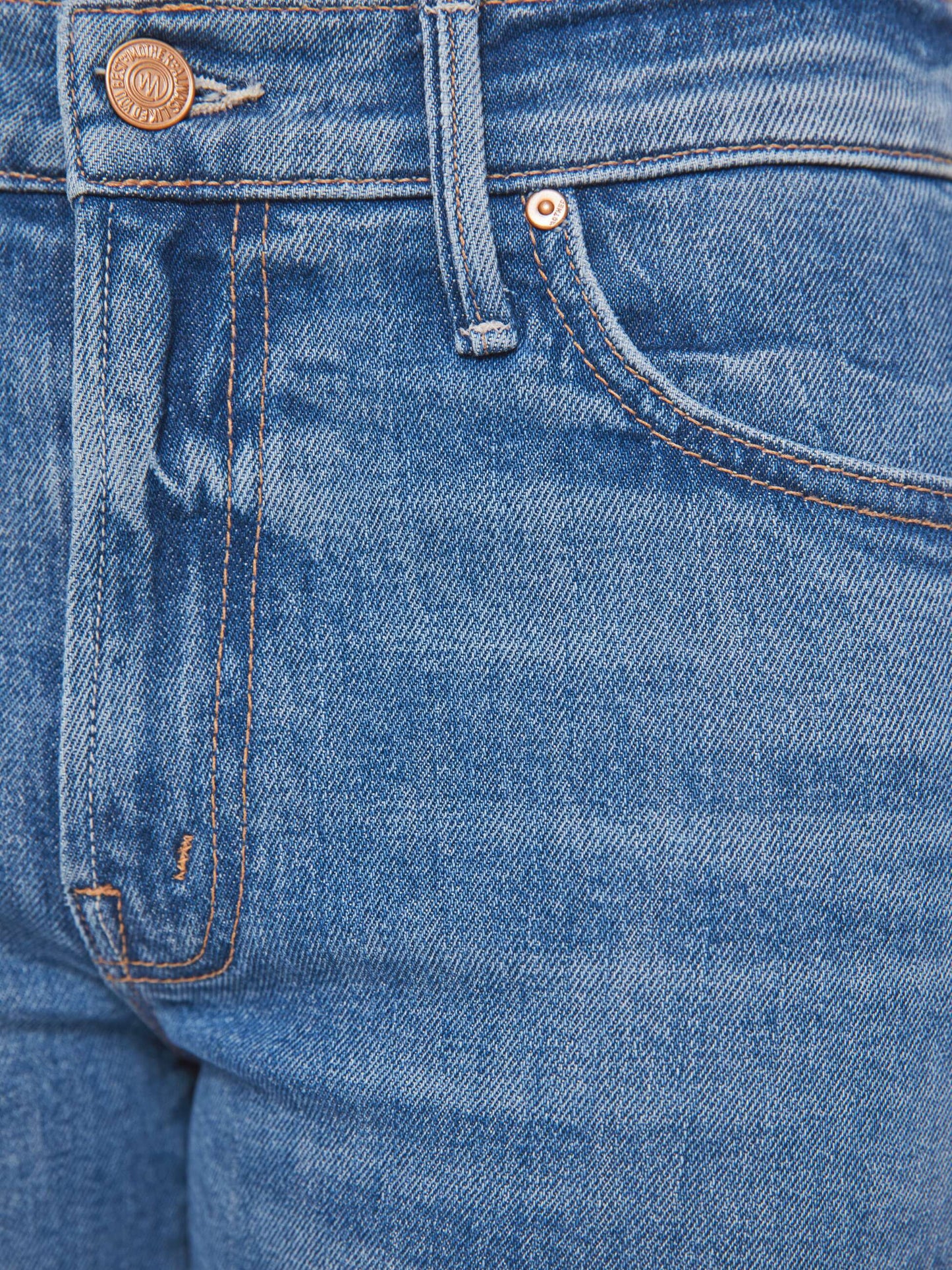 Mother Denim PETITES The Lil Outsider Skimp Blue (Medium)