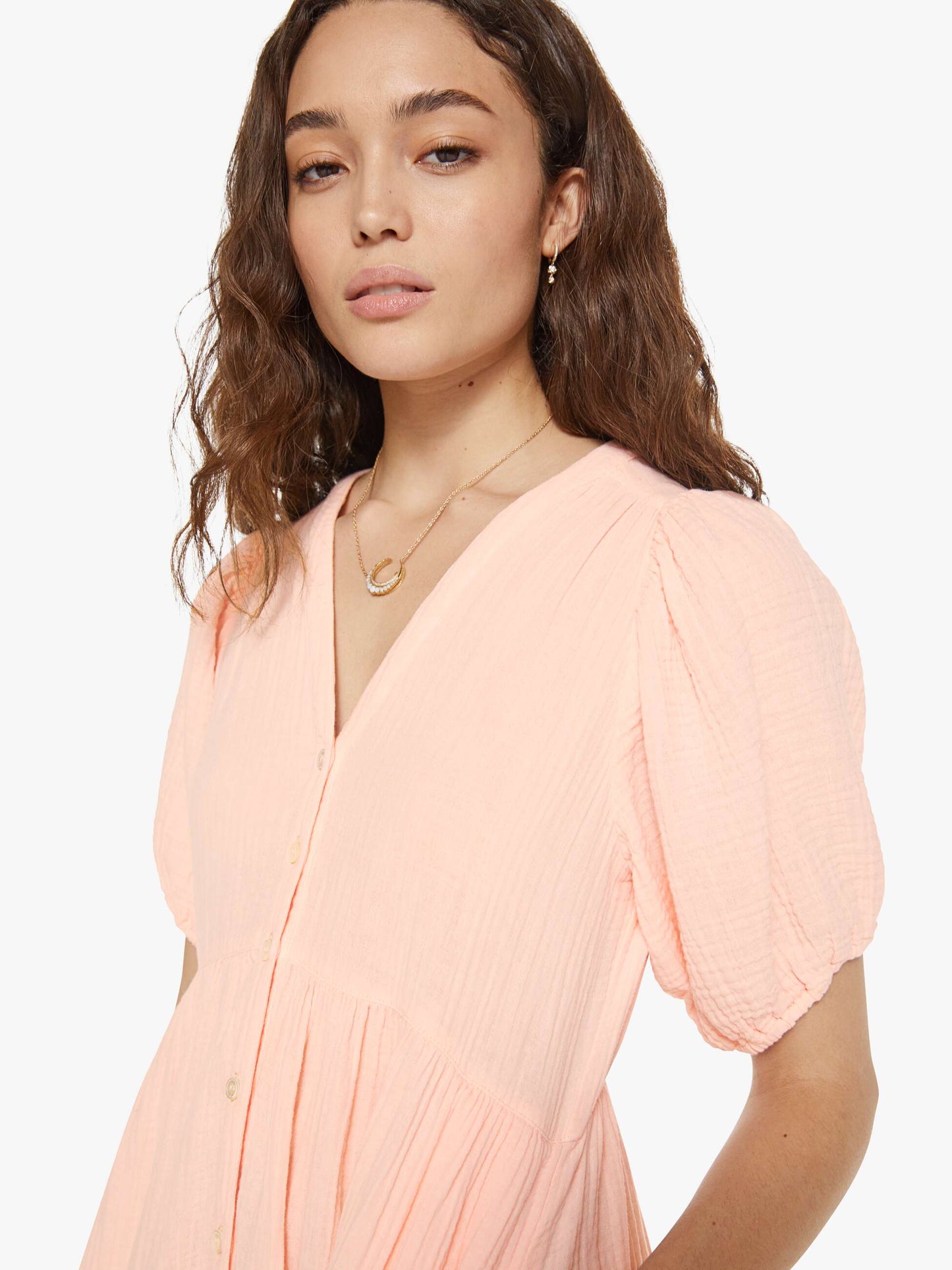 Mother Denim XiRENA Lennox Dress PINK DAWN