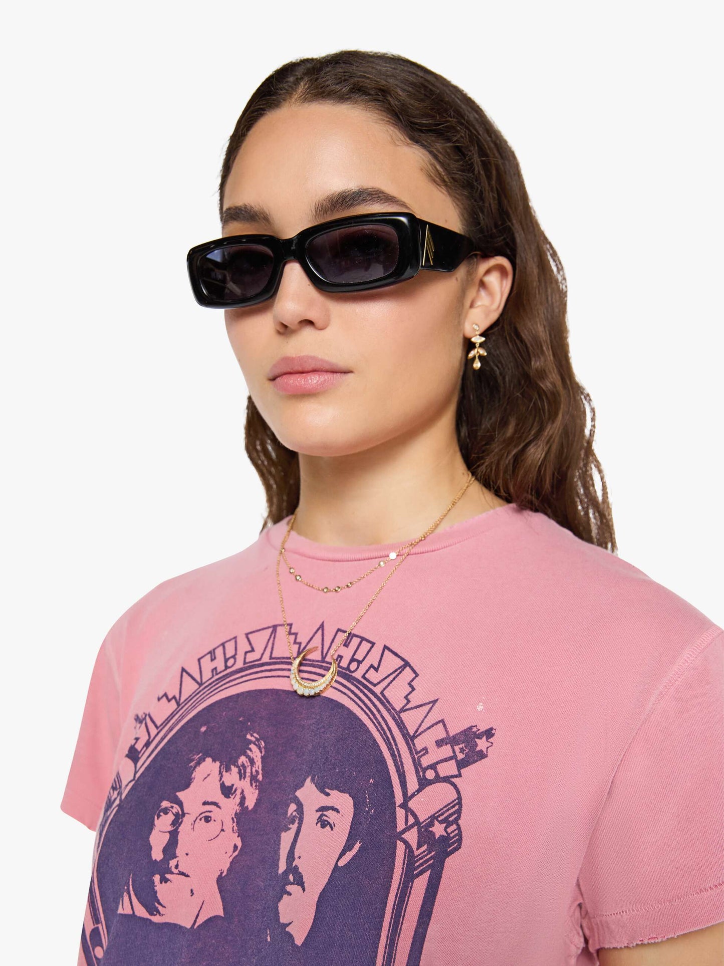 Mother Denim MadeWorn The Beatles Tee PETAL