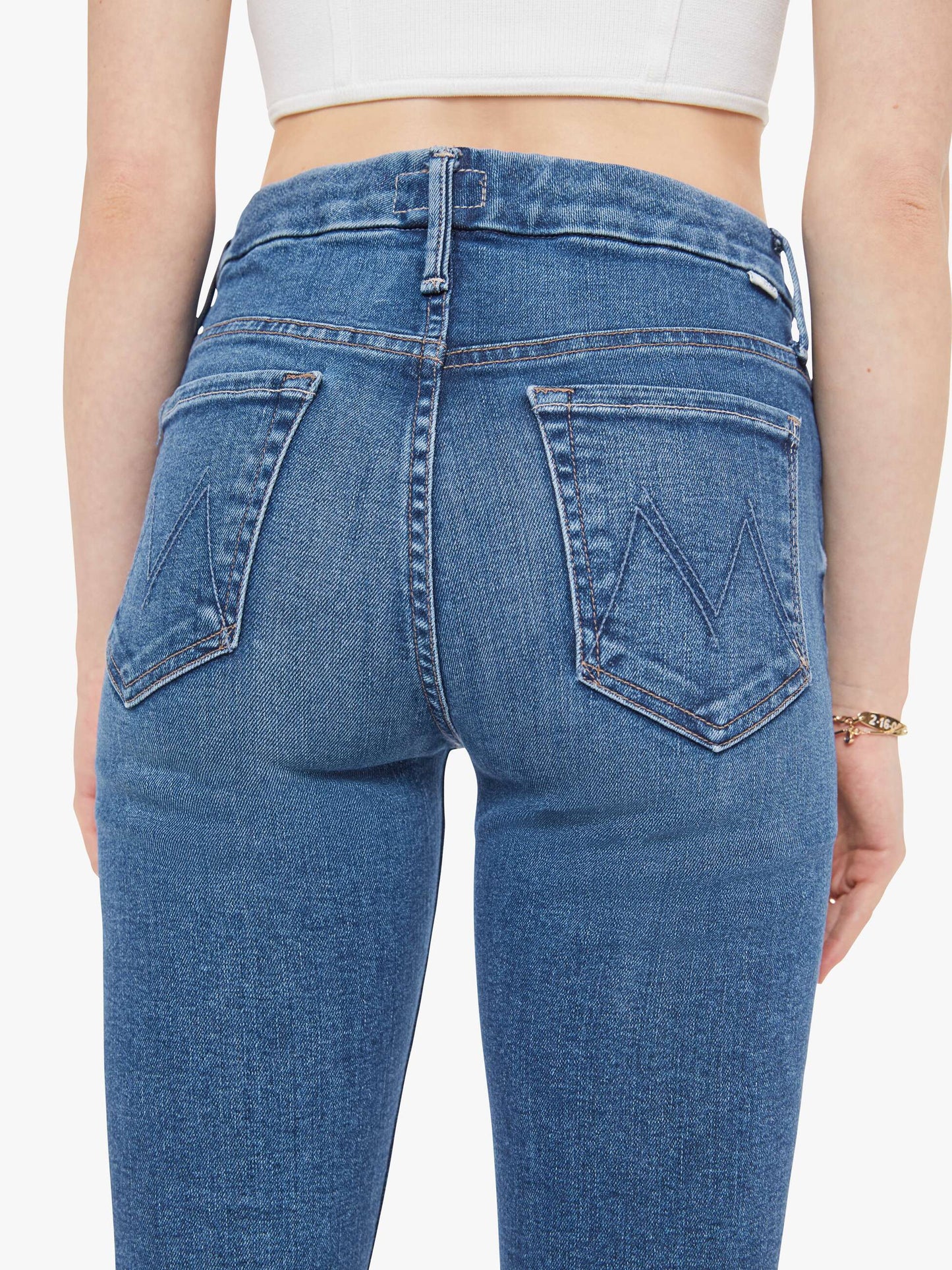 Mother Denim High Waisted Looker Blue (Medium)