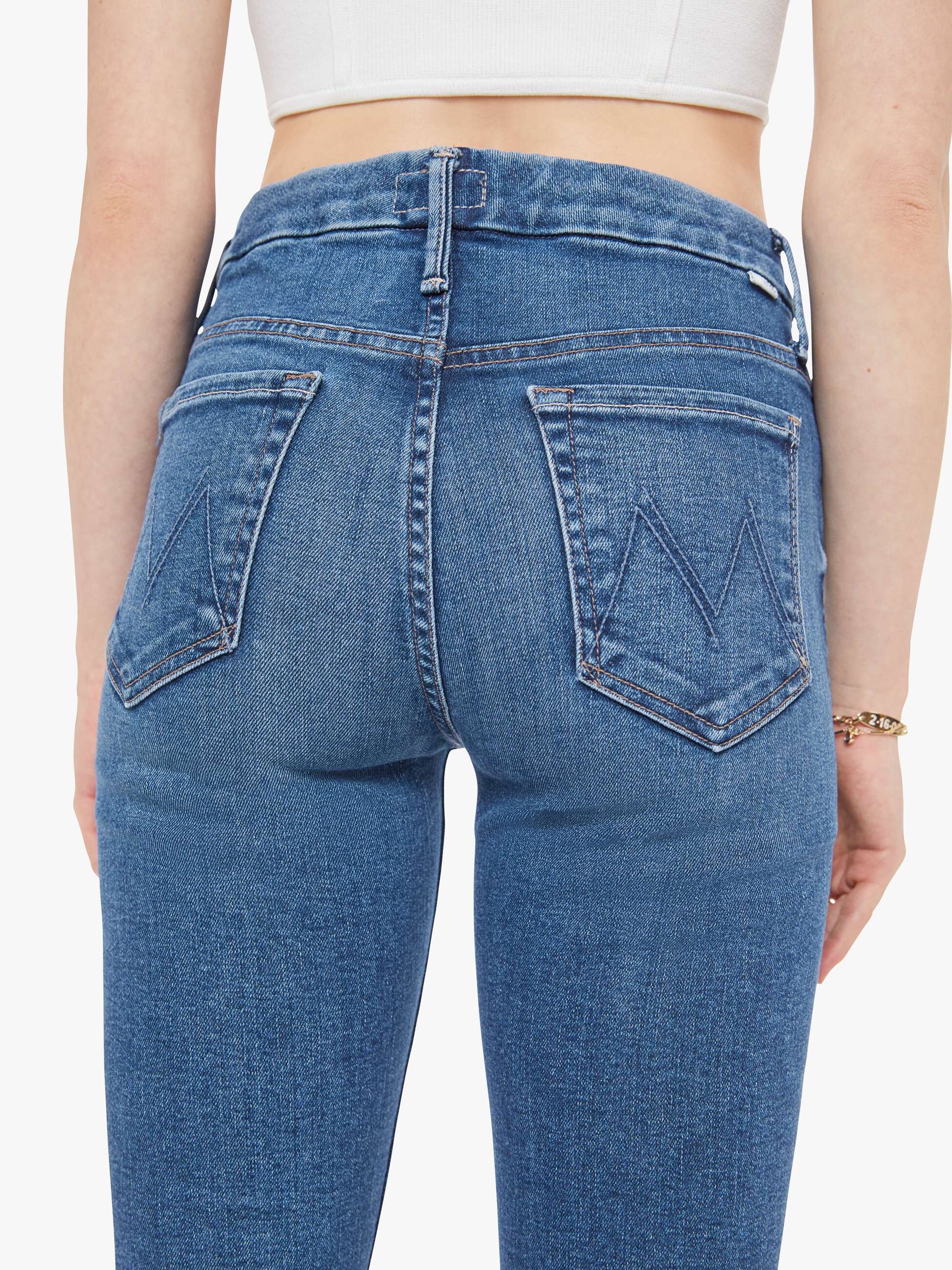 Mother Denim High Waisted Looker Blue (Medium)