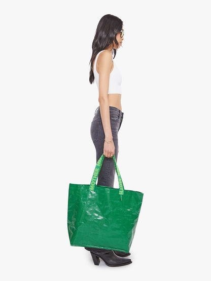 Mother Denim The Shopping Bag Duo KELLY GREEN