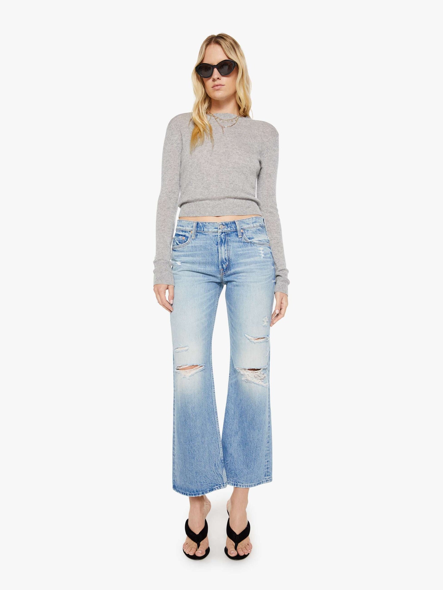 Mother Denim Eterne Francis Sweater Grey