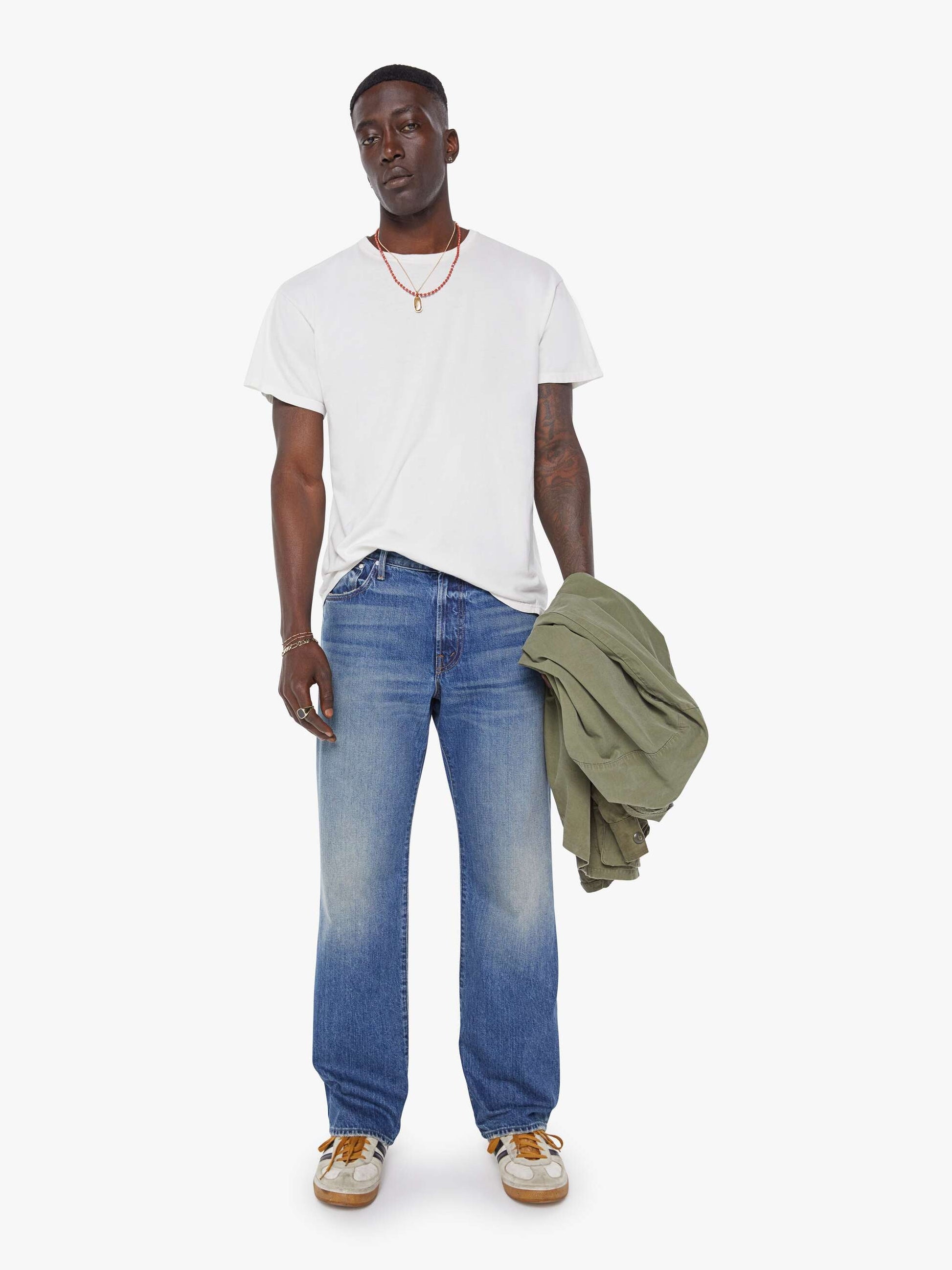 Mother Denim The Big Shot Blue (Navy)