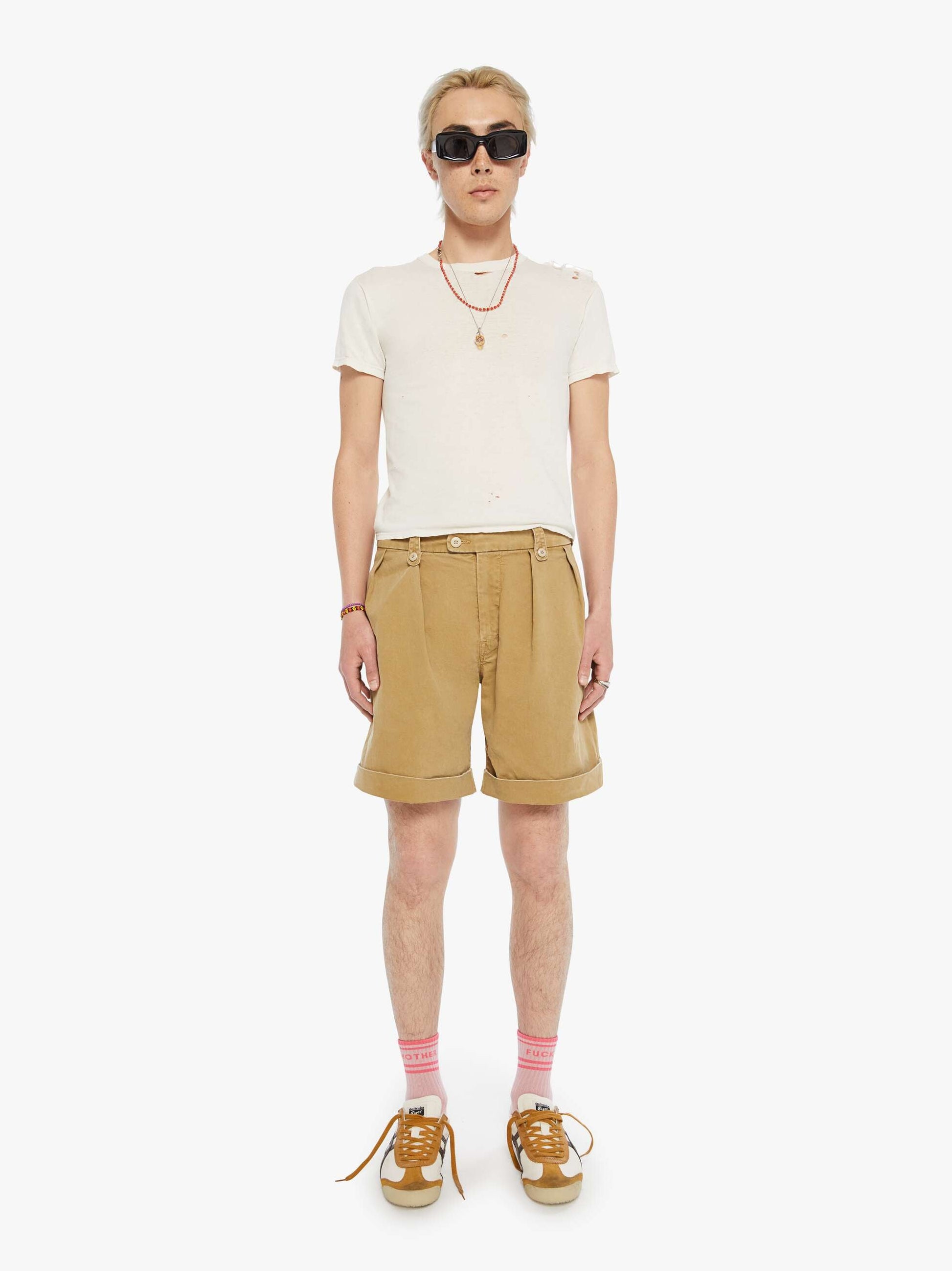 Mother Denim The Head Honcho Short Khaki