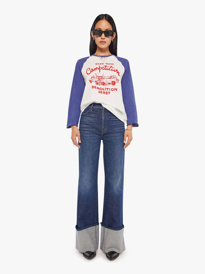 Mother Denim The Slugger 3Qtr Fray Road Team