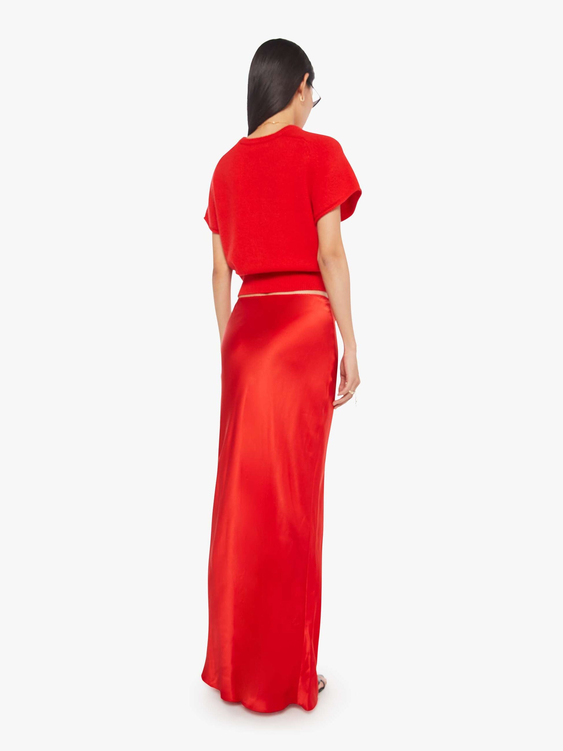 Mother Denim SABLYN Grace Skirt SCARLET