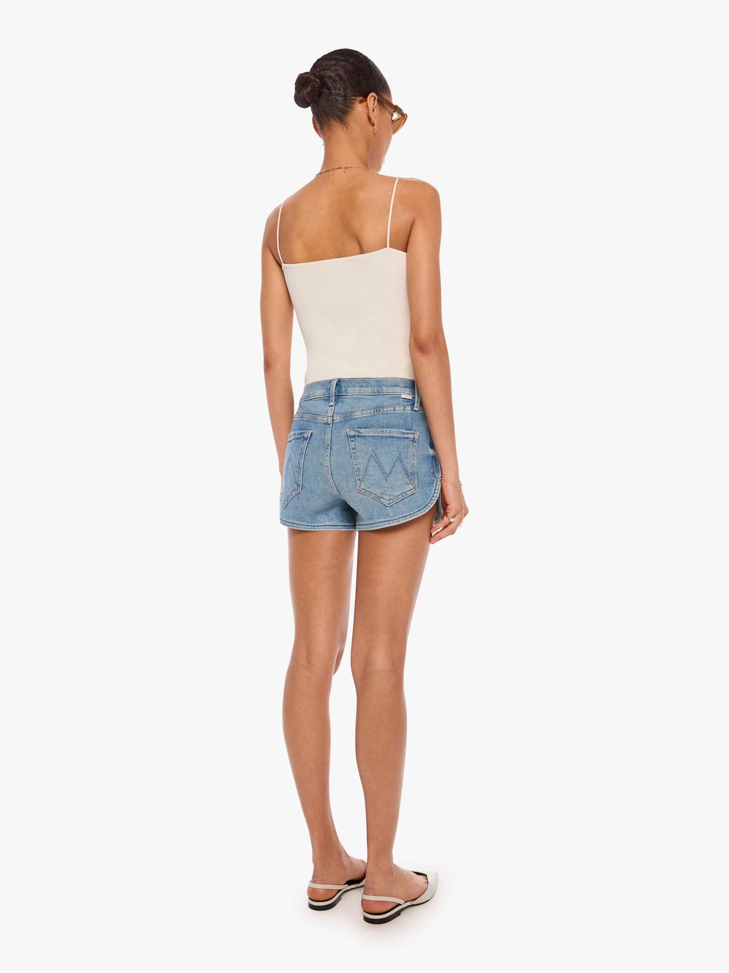Mother Denim The Tomcat Matinee Short Glow Up