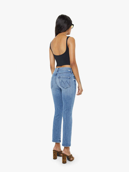 Mother Denim PETITES The Lil Mid Rise Dazzler Ankle Blue (Medium)