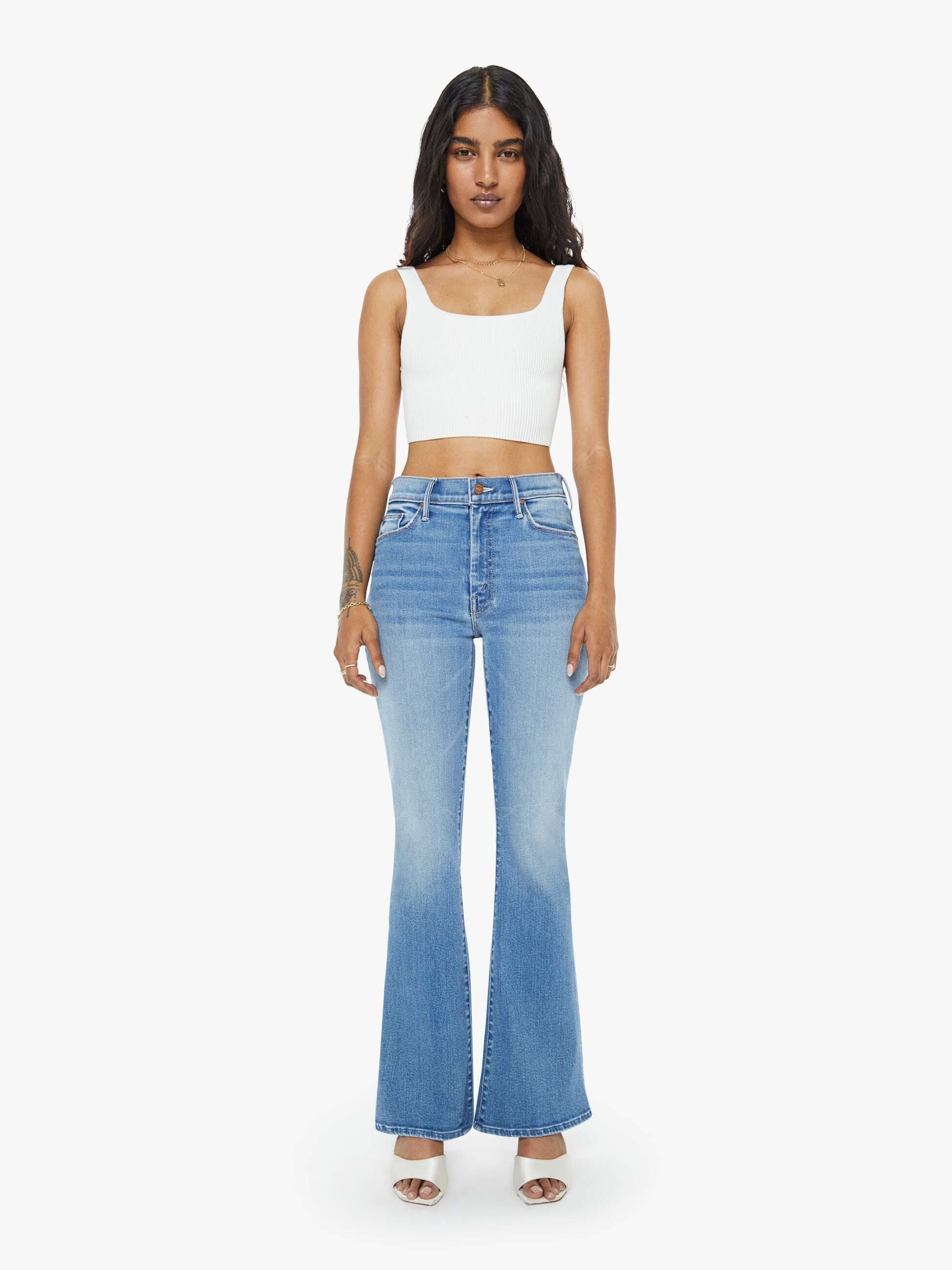 Mother Denim PETITES The Lil Weekender Blue (Medium)