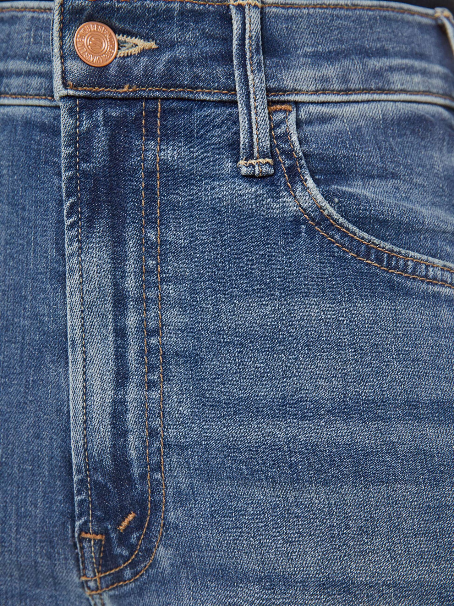 Mother Denim PETITES The Lil Hustler Ankle Fray Blue