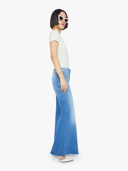 Mother Denim PETITES The Lil Roller Fray Blue (Medium)