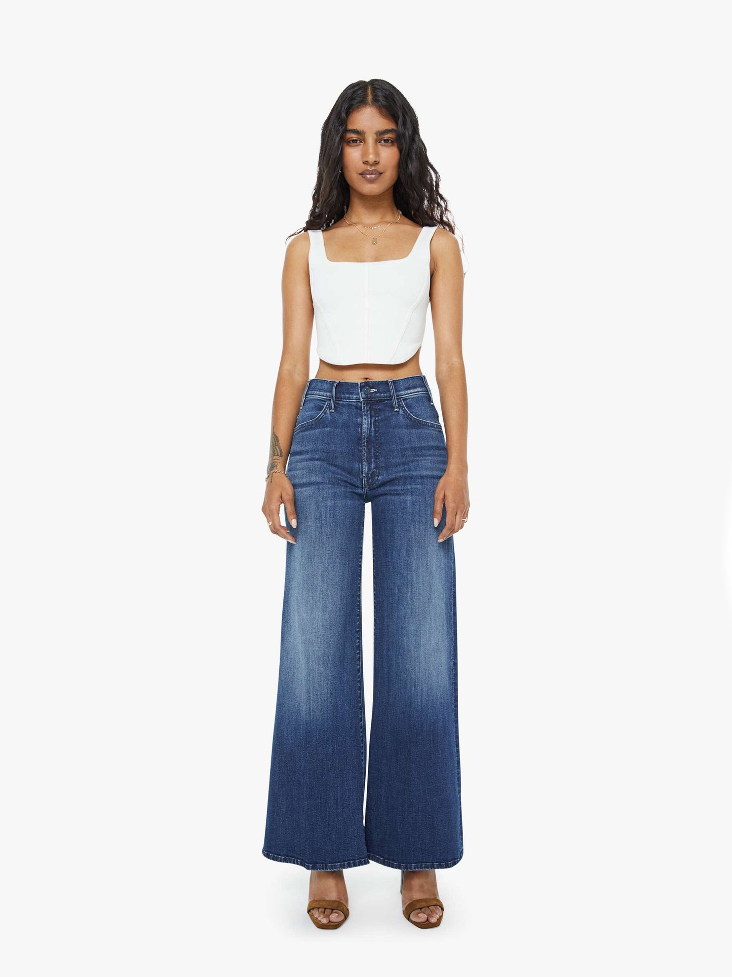 Mother Denim PETITES The Lil Hustler Roller Skimp Heirloom