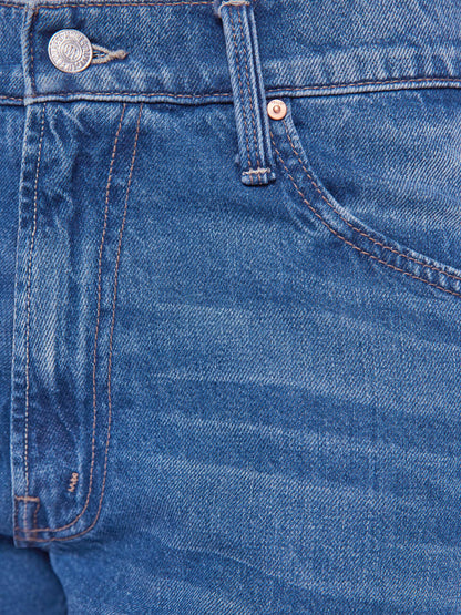 Mother Denim PETITES The Lil Delinquent Nerdy Blue (Medium)