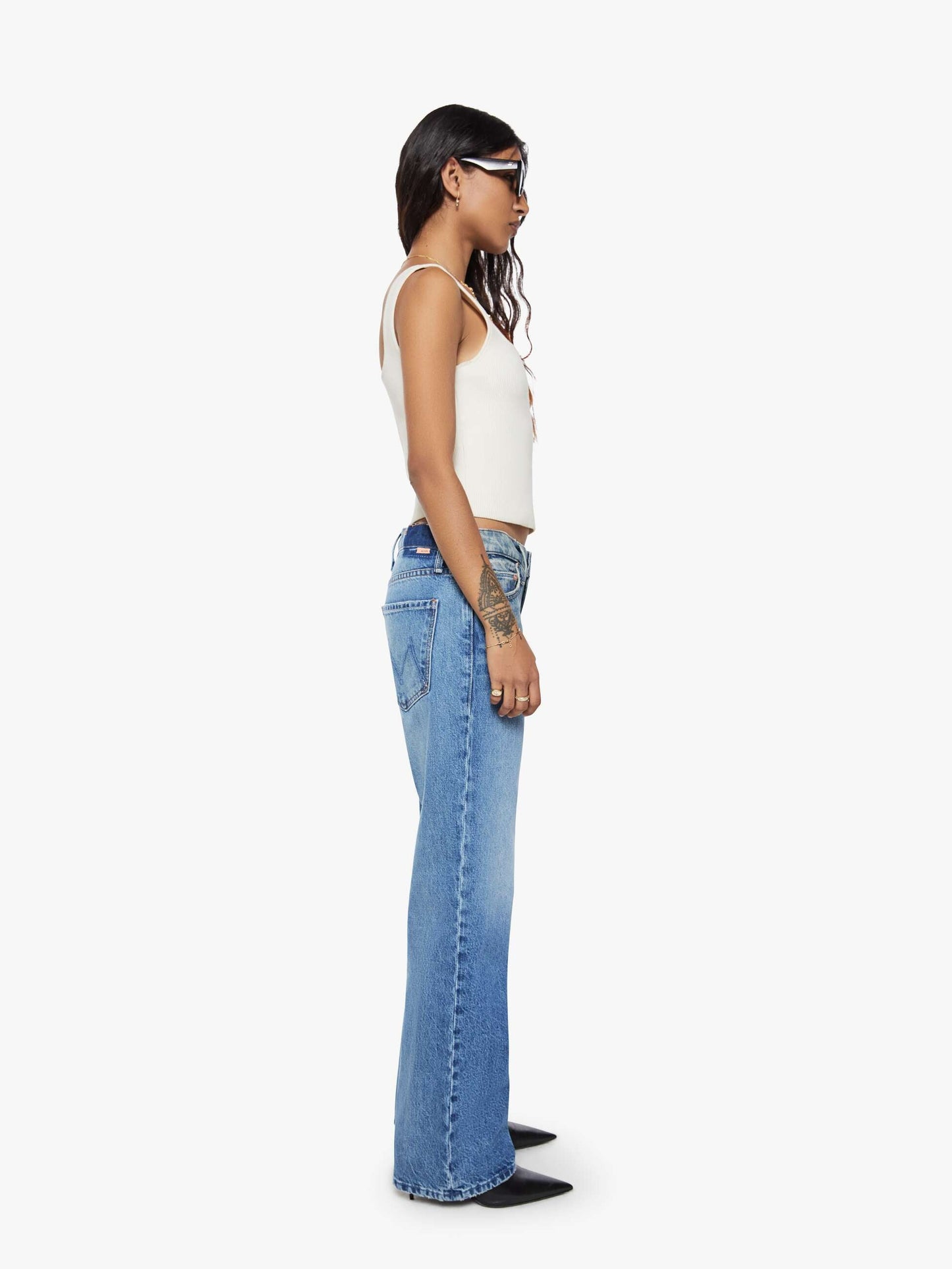 Mother Denim PETITES The Lil Reifler Blue (Medium)
