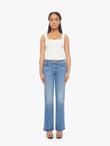 Mother Denim PETITES The Lil Outsider Skimp Blue (Medium)