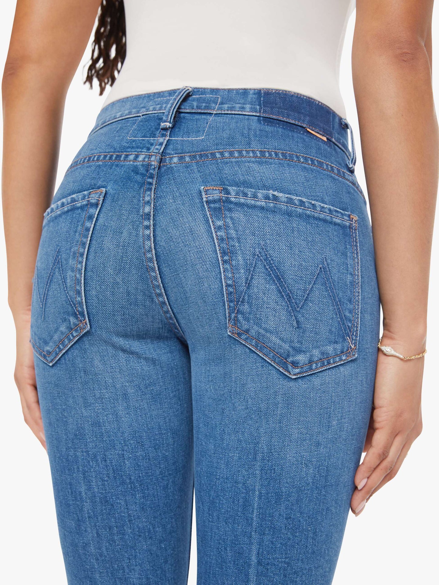 Mother Denim PETITES The Lil Insider Ankle Get Two Birds Stoned