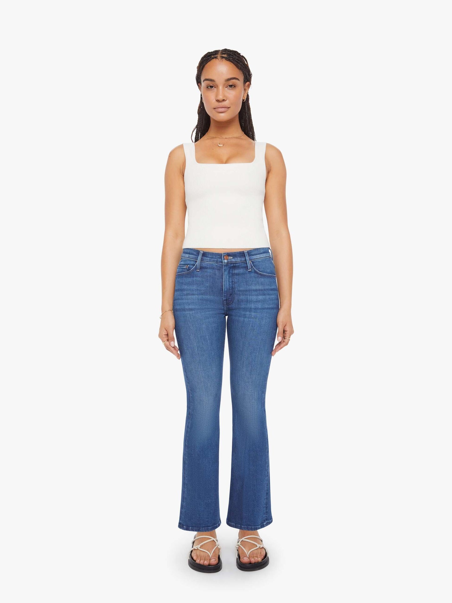 Mother Denim PETITES The Lil Weekender Nip It In The Butt