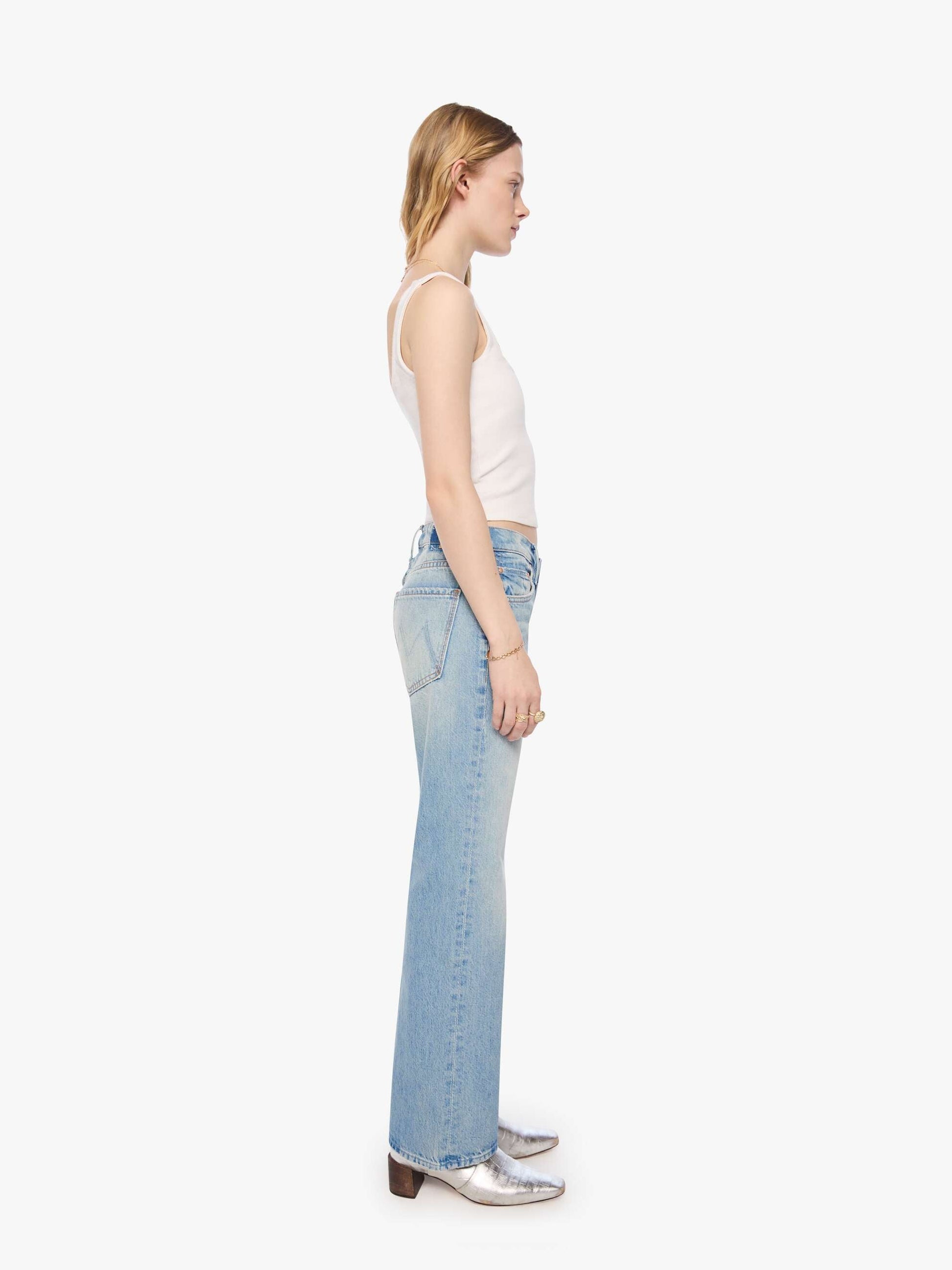 Mother Denim PETITES The Lil Reifler Blue (Light-Pastel)