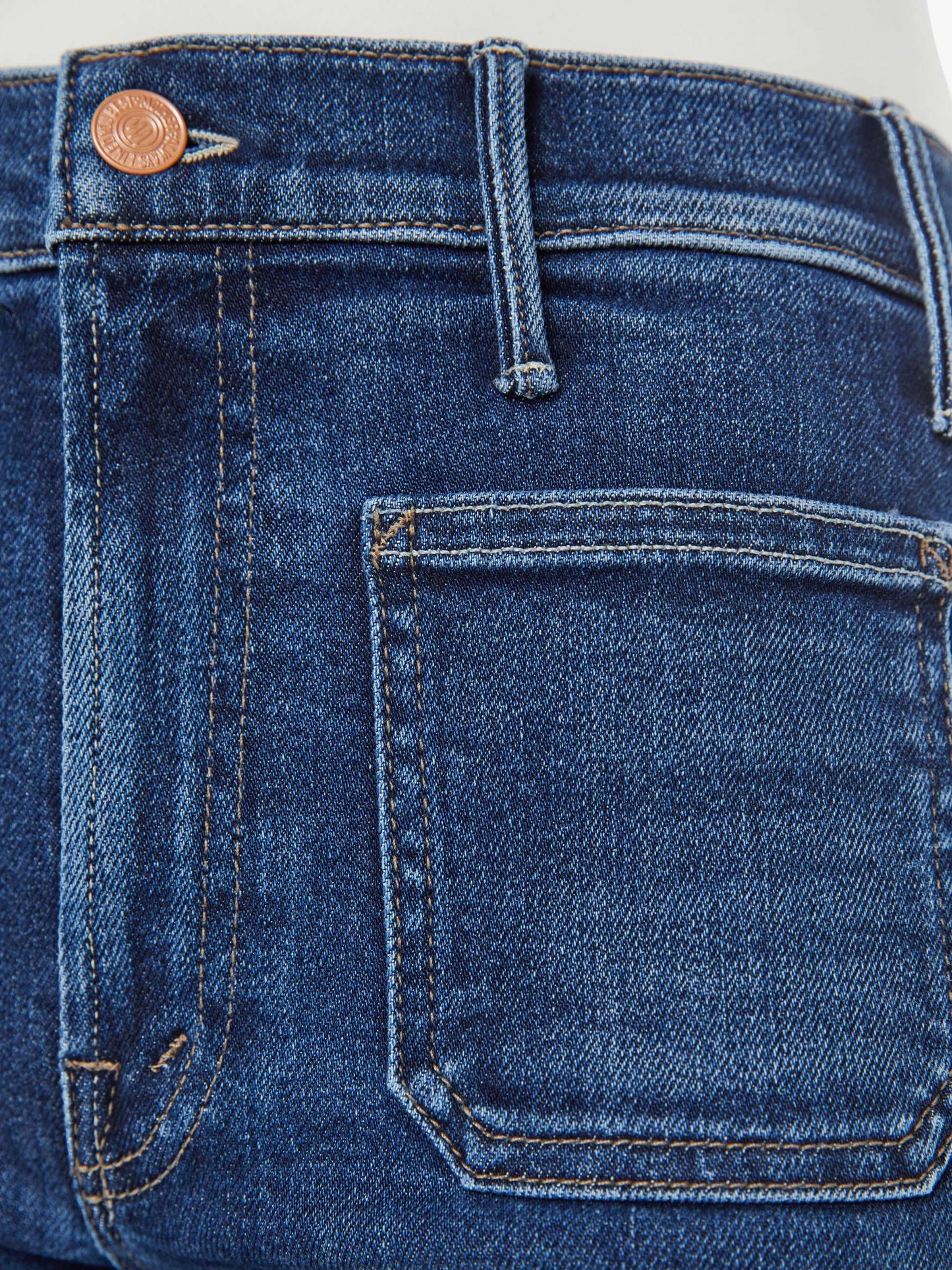 Mother Denim PETITES The Lil Hustler Roller Patch Pocket Skimp One Last Shot