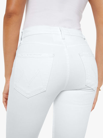 Mother Denim PETITES The Lil Kick It White