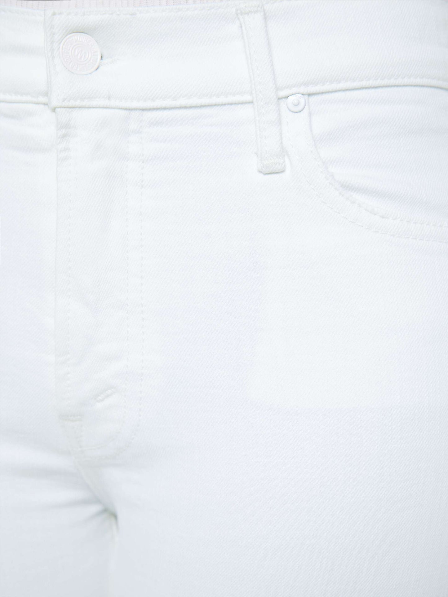 Mother Denim PETITES The Lil Kick It White