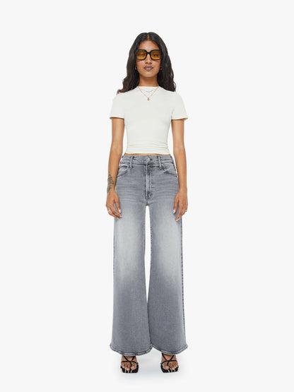 Mother Denim PETITES The Lil Hustler Roller Skimp Grey (Open)