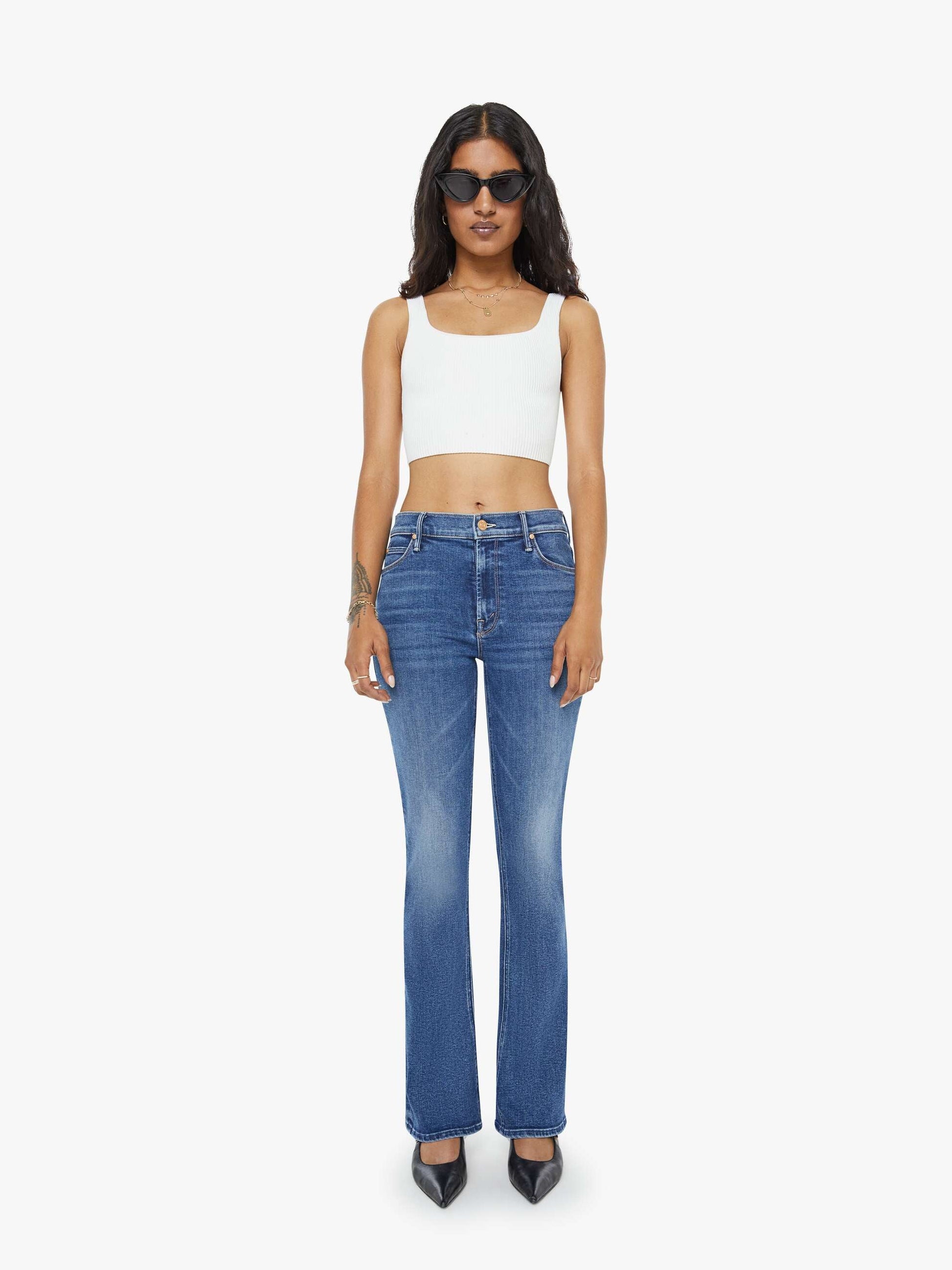Mother Denim PETITES The Lil Runaway Prized Possession