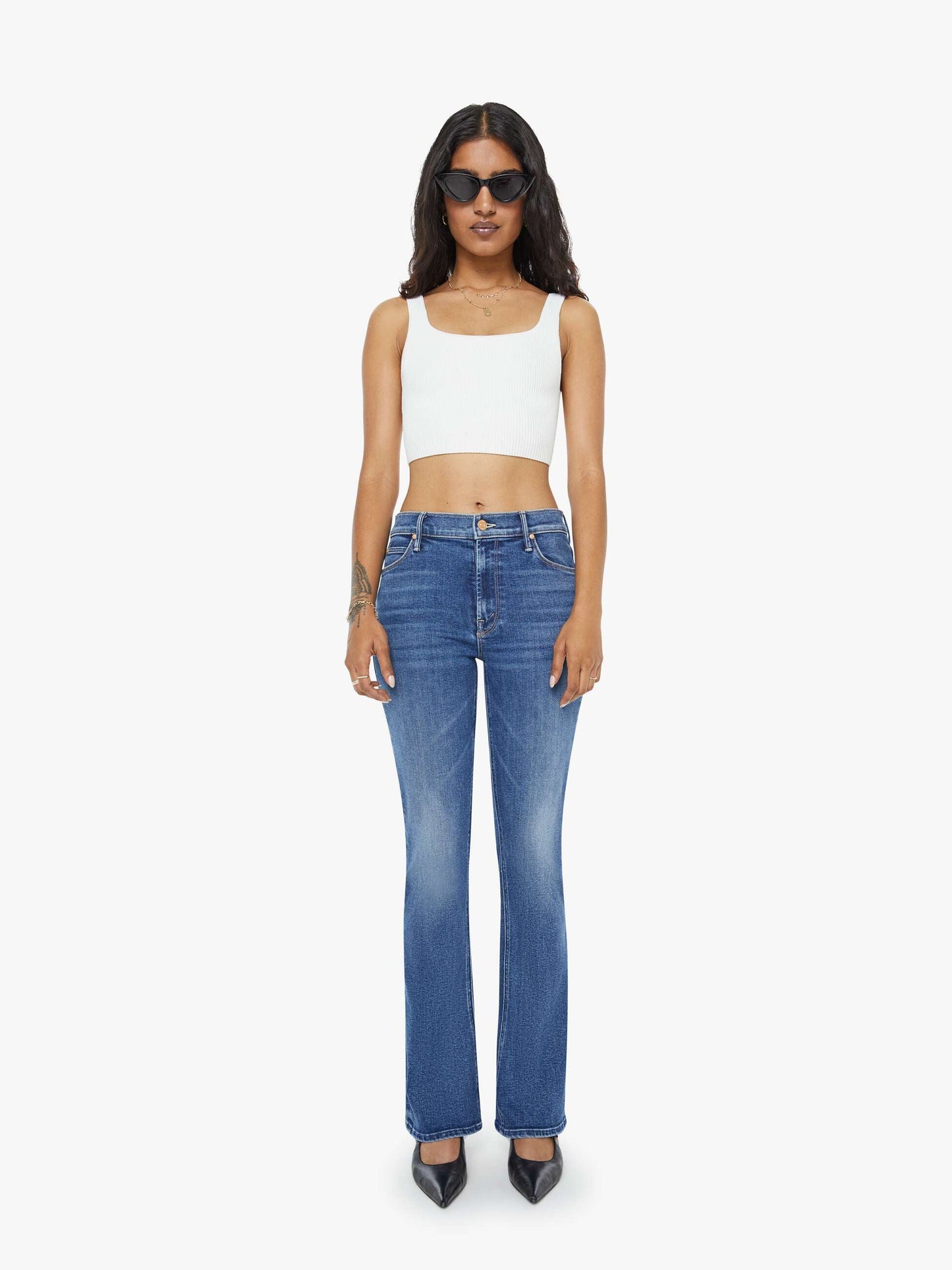 Mother Denim PETITES The Lil Runaway Prized Possession