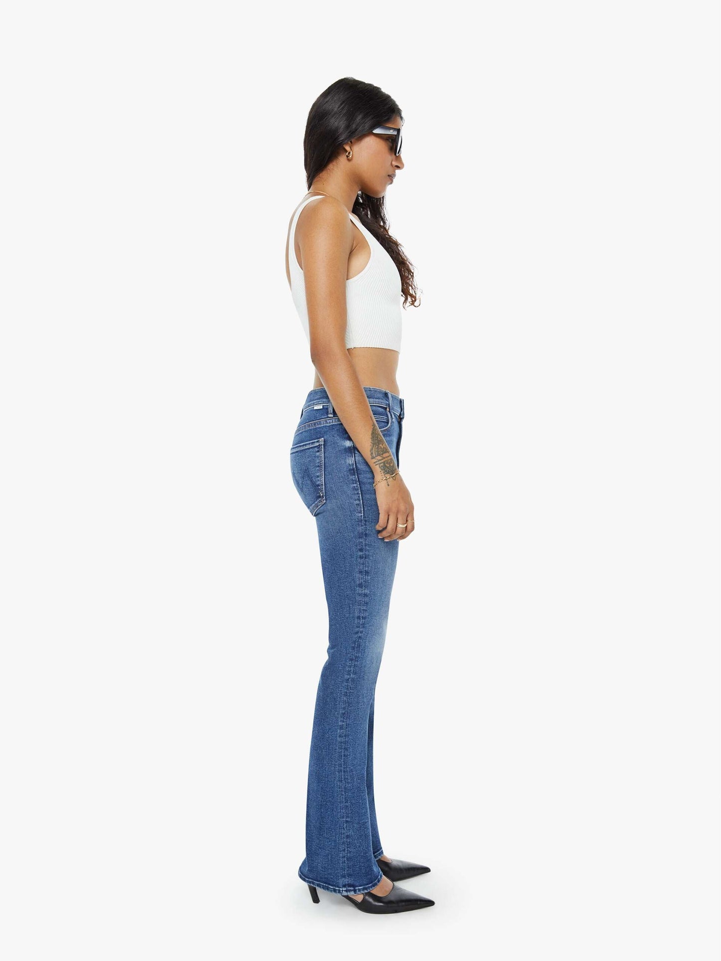 Mother Denim PETITES The Lil Runaway Prized Possession
