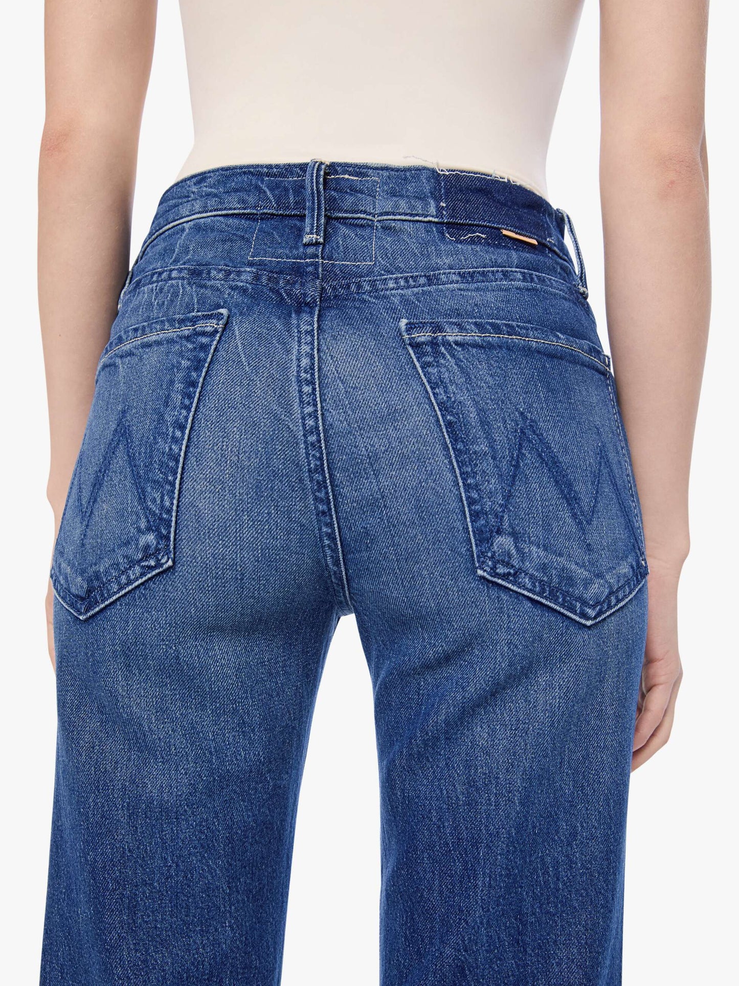 Mother Denim PETITES The Lil Kick It Blue (Navy)