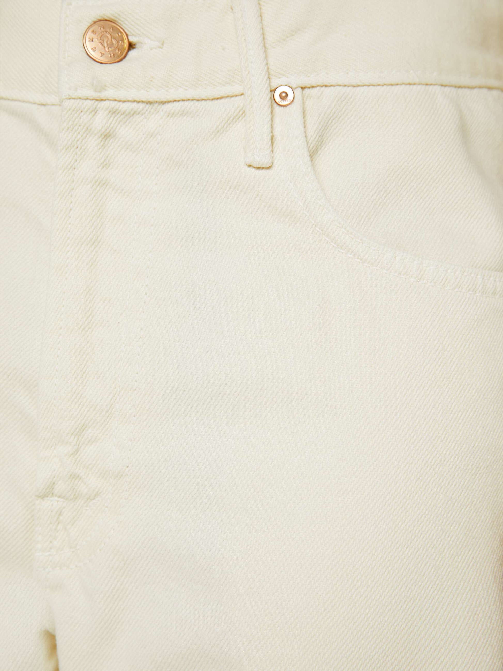 Mother Denim PETITES The Lil Lemon Twist Sneak Natural