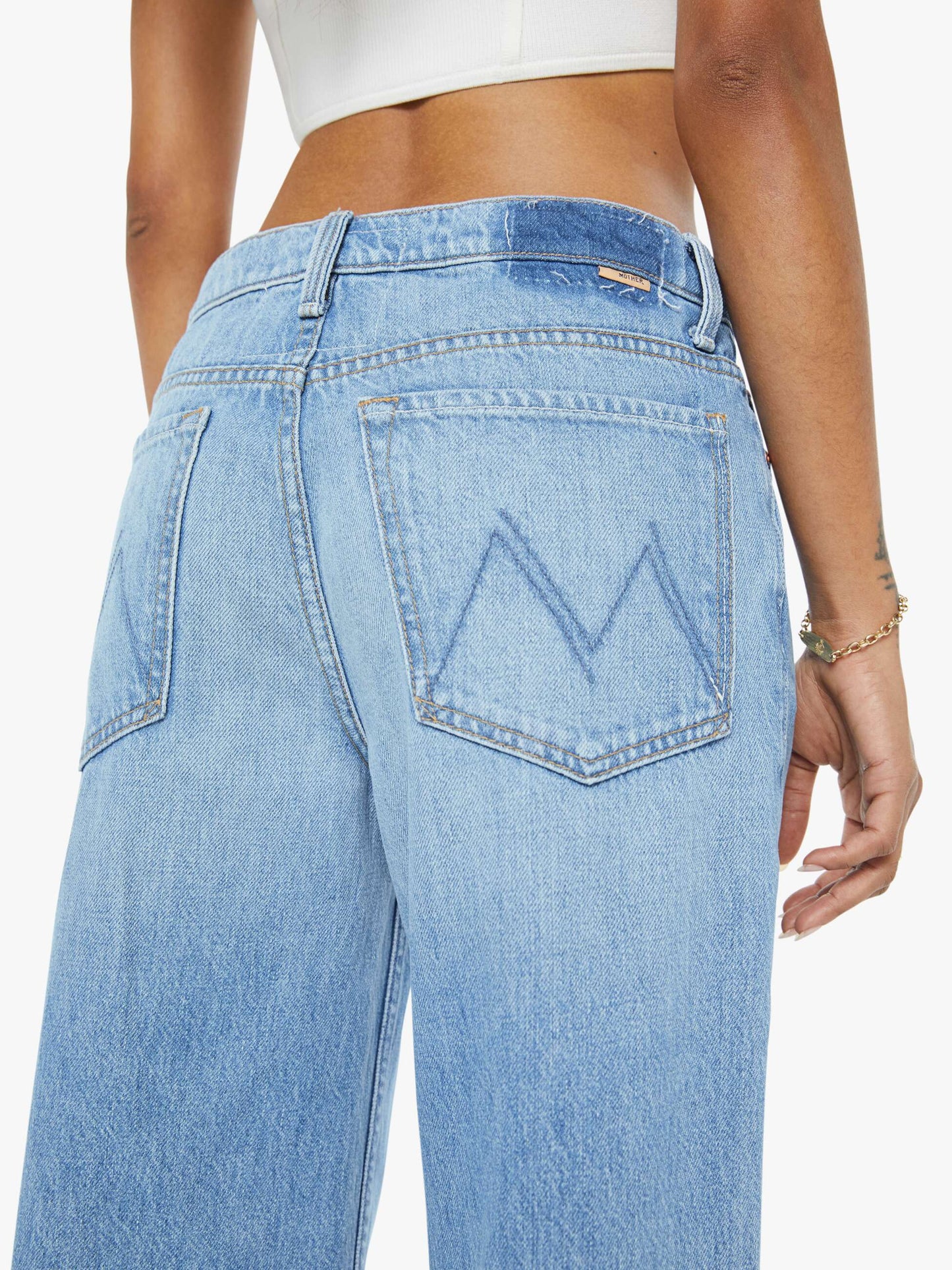 Mother Denim PETITES The Lil Rerun Zip Sneak Last Bite