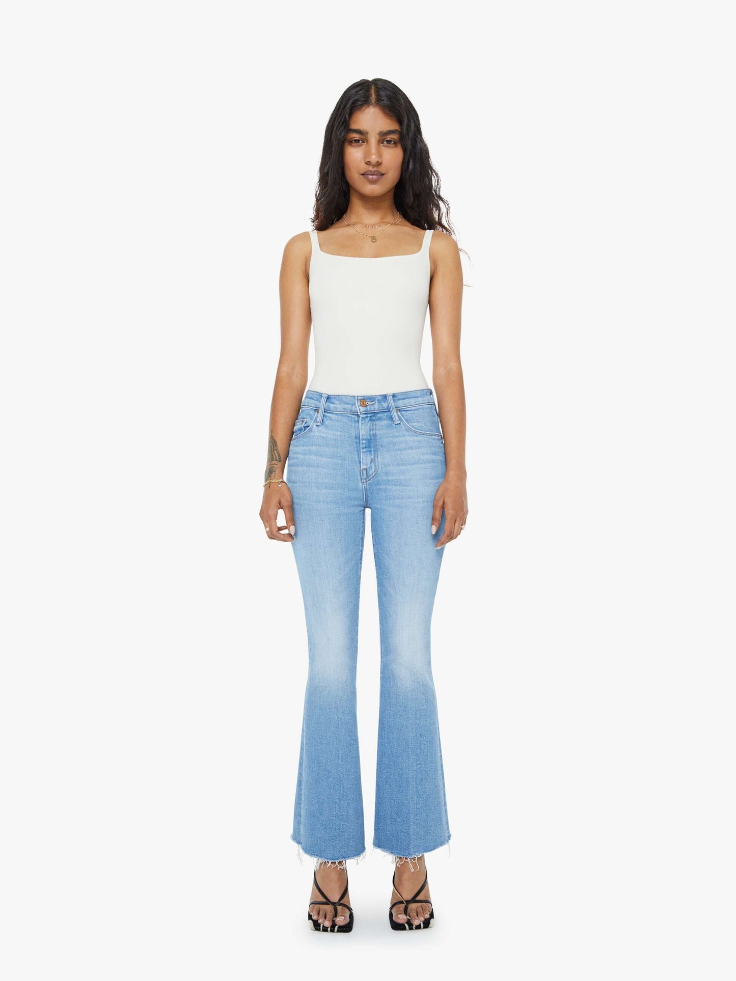 Mother Denim PETITES The Lil Weekender Fray Satisfy Your Cravings