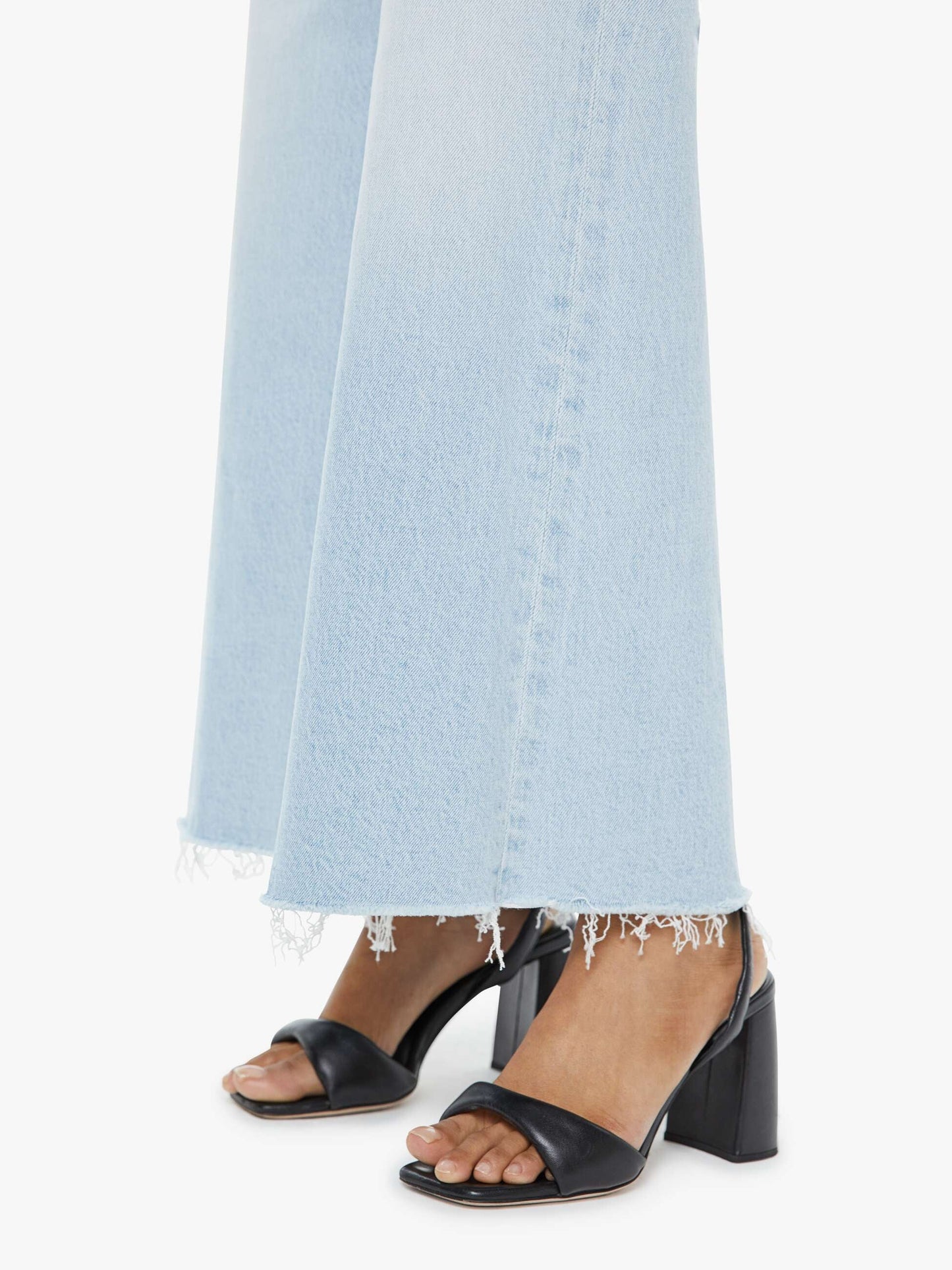 Mother Denim PETITES The Lil Hustler Roller Skimp Fray Bring The Cooler