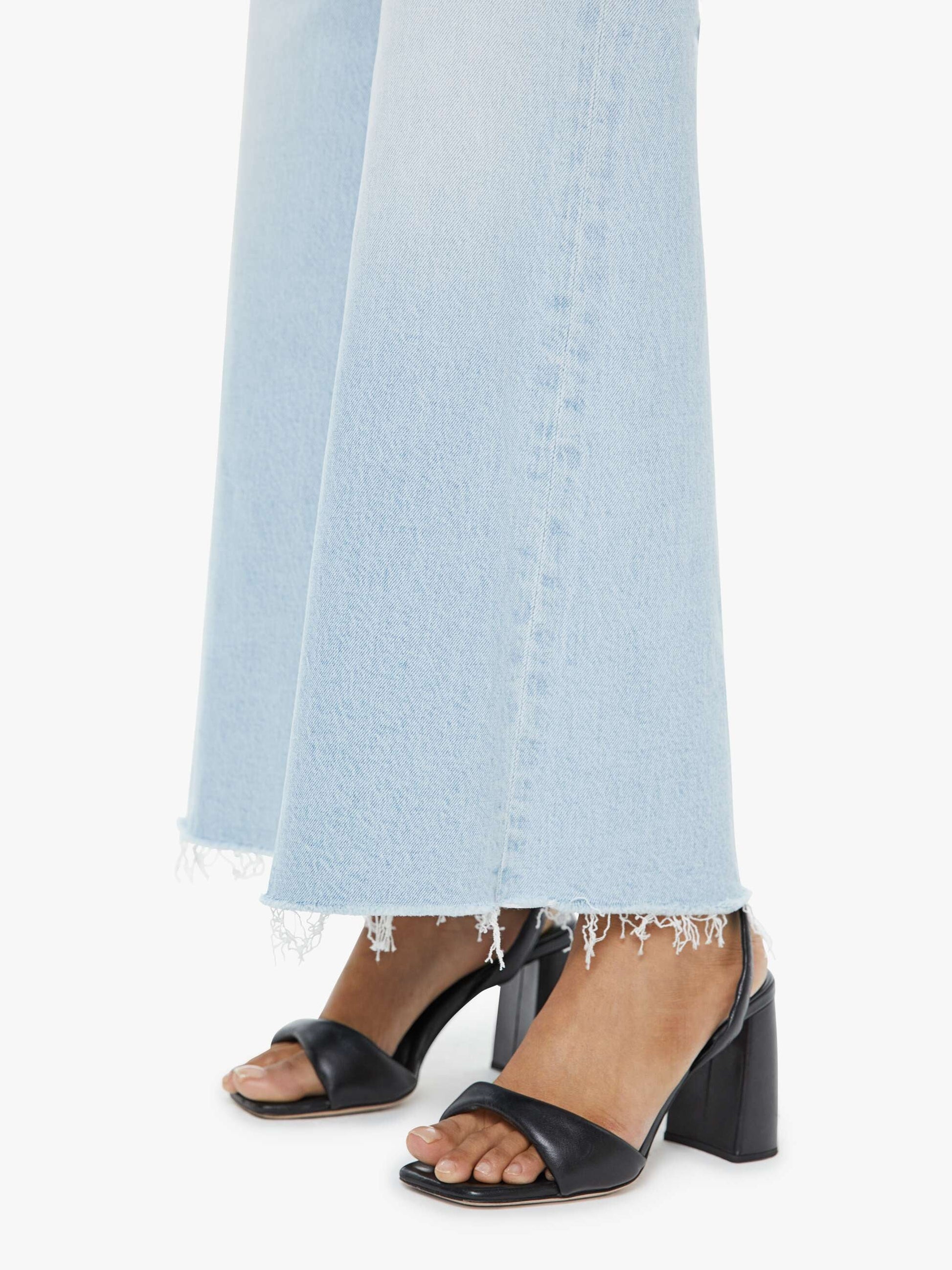 Mother Denim PETITES The Lil Hustler Roller Skimp Fray Bring The Cooler