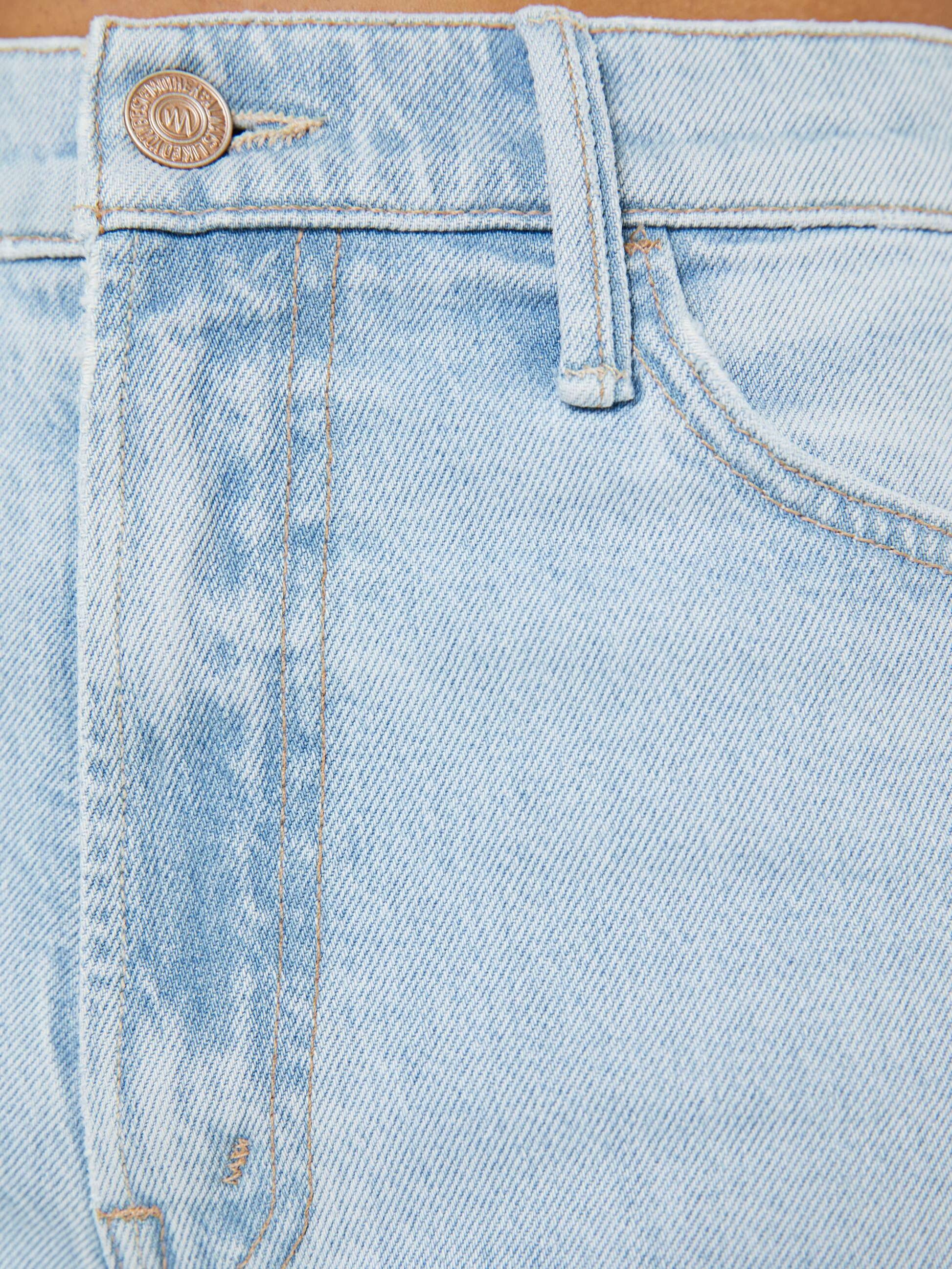 Mother Denim PETITES The Lil Hustler Roller Skimp Fray Bring The Cooler