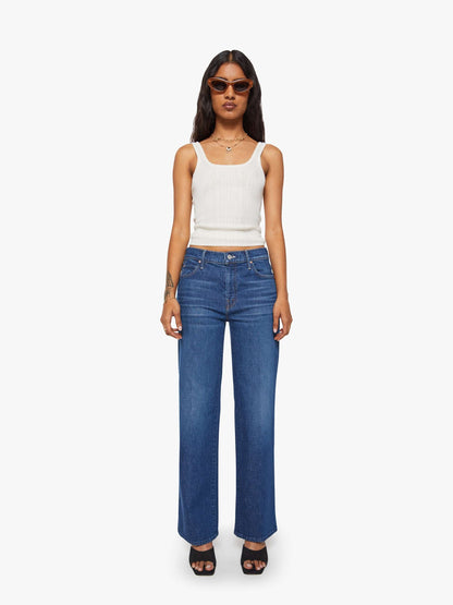 Mother Denim PETITES The Lil Kick It Blue (Navy)