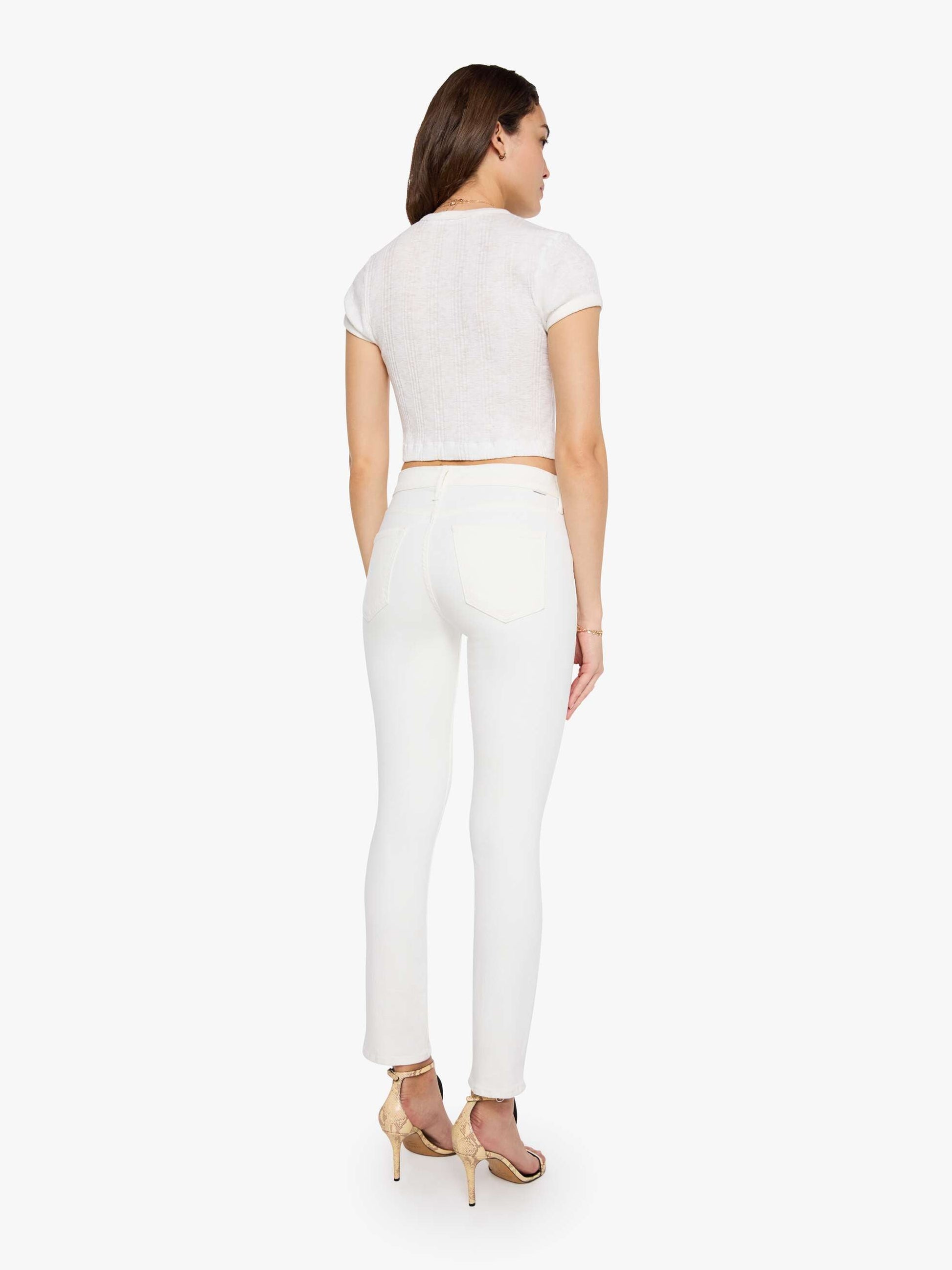 Mother Denim Women's The Mid Rise Dazzler Ankle Fairest of Them All FAIREST OF THEM ALL
