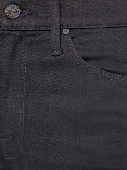Mother Denim The Mid Rise Dazzler Ankle Black