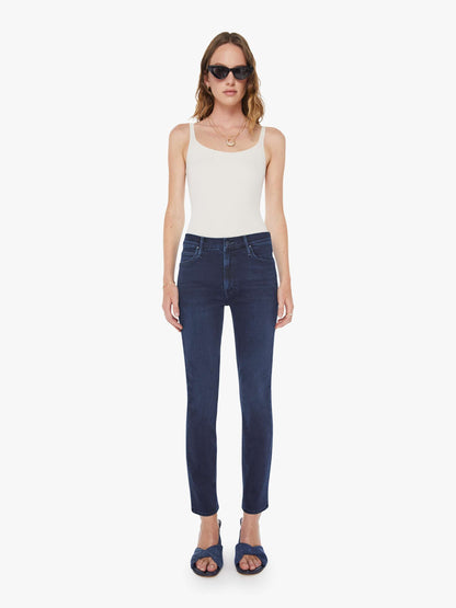 Mother Denim The Mid Rise Dazzler Ankle Blue (Medium)