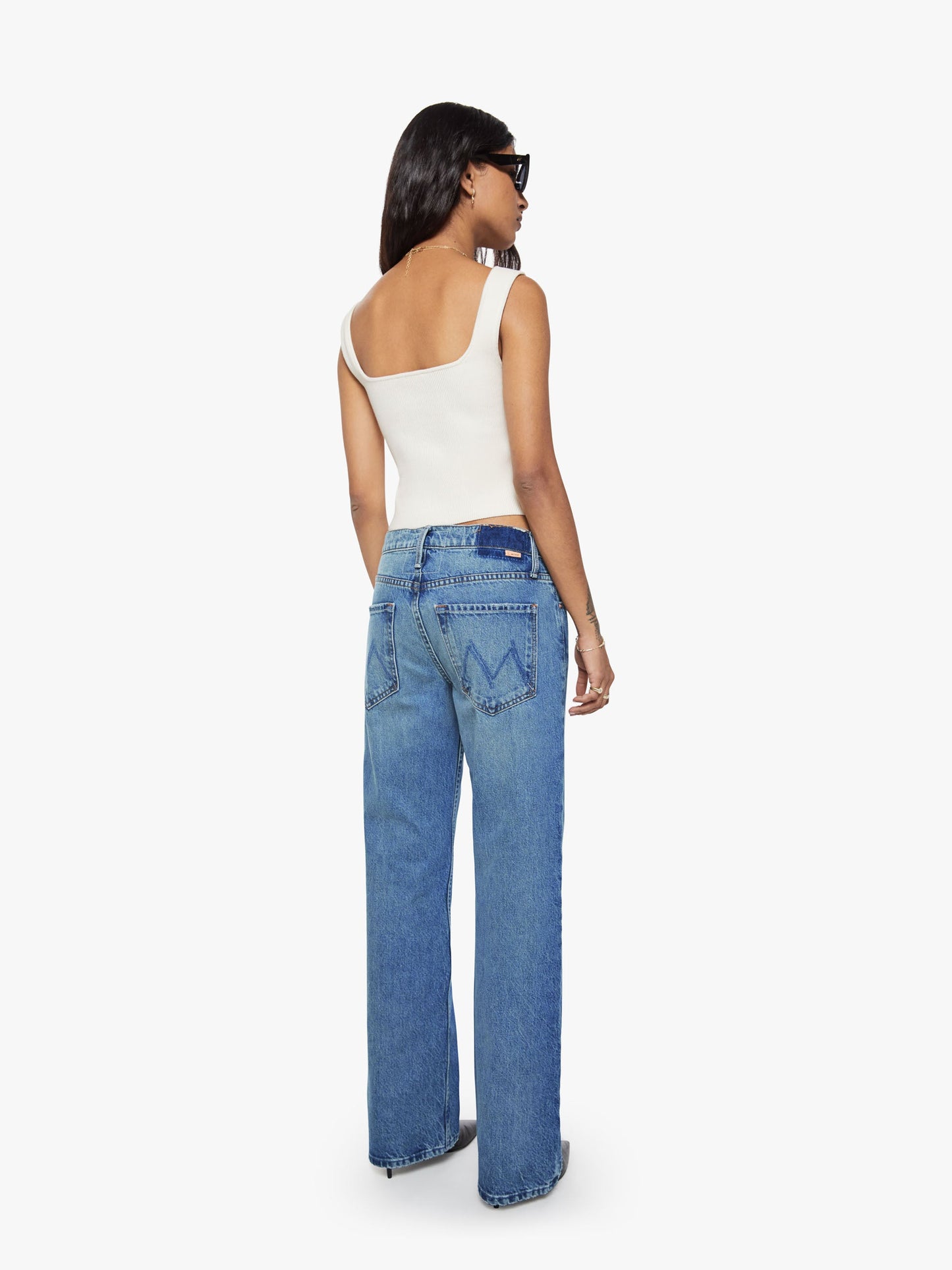 Mother Denim PETITES The Lil Reifler Blue (Medium)