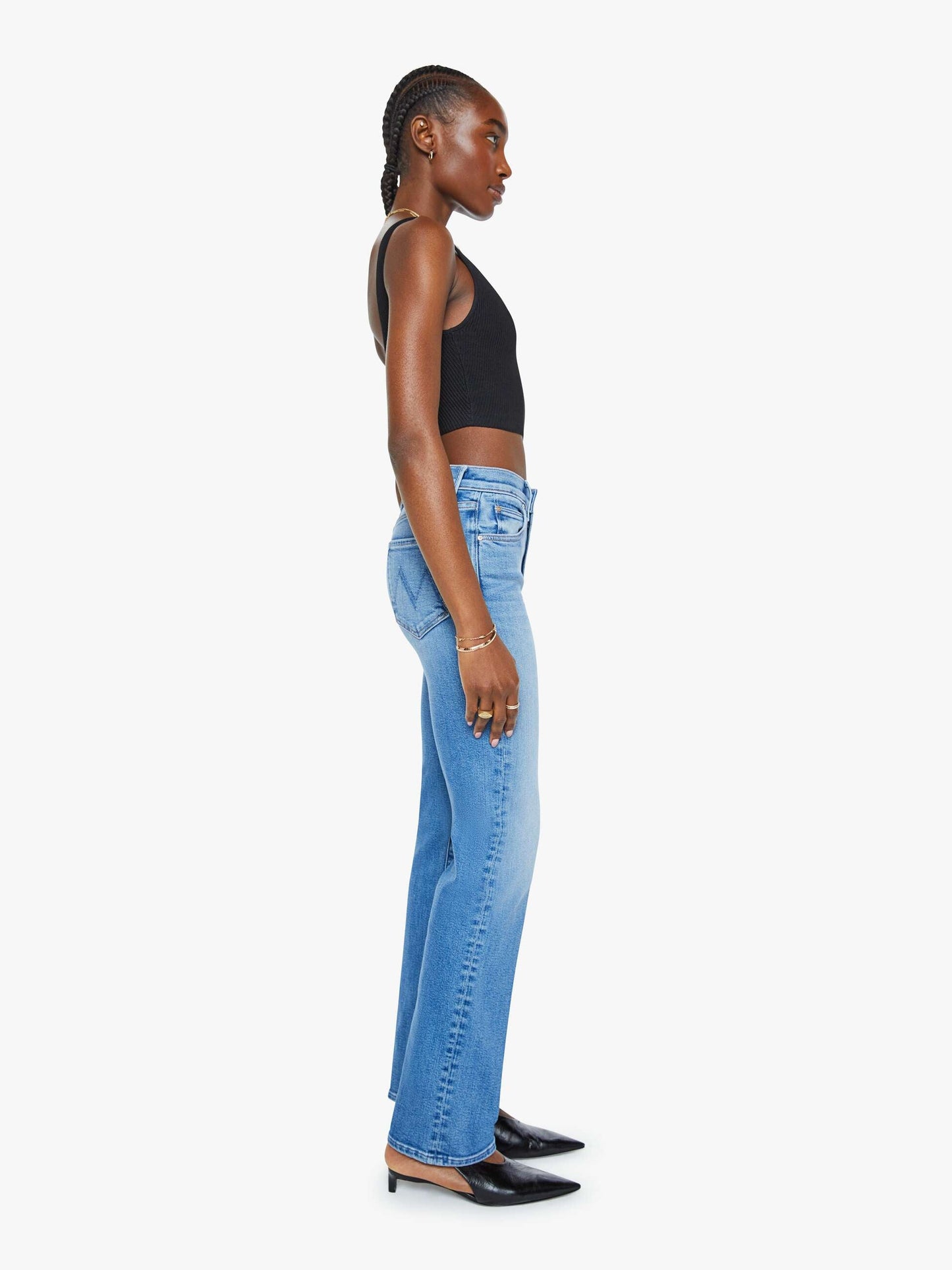 Mother Denim The Kick It Blue (Medium)