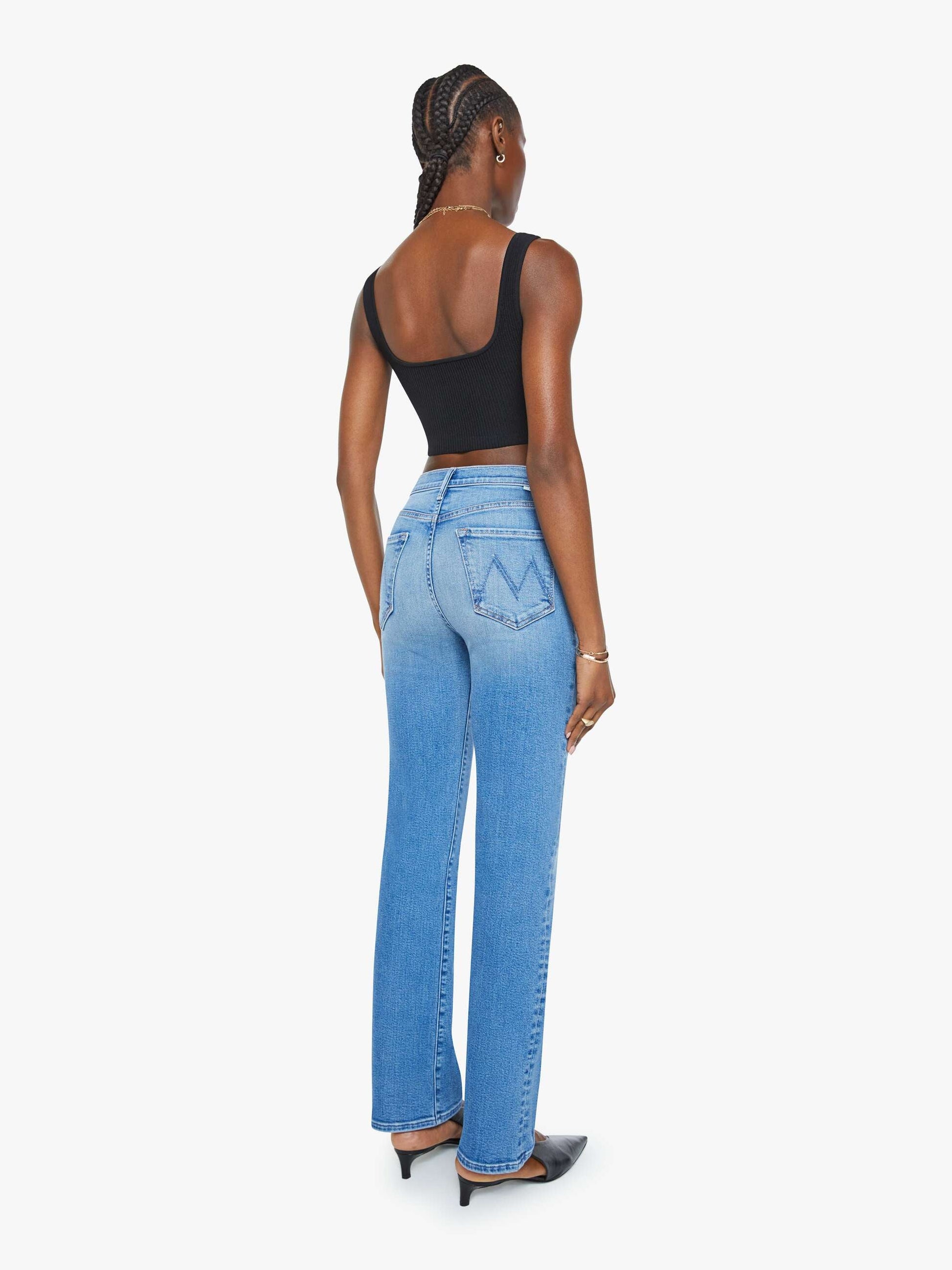 Mother Denim The Kick It Blue (Medium)
