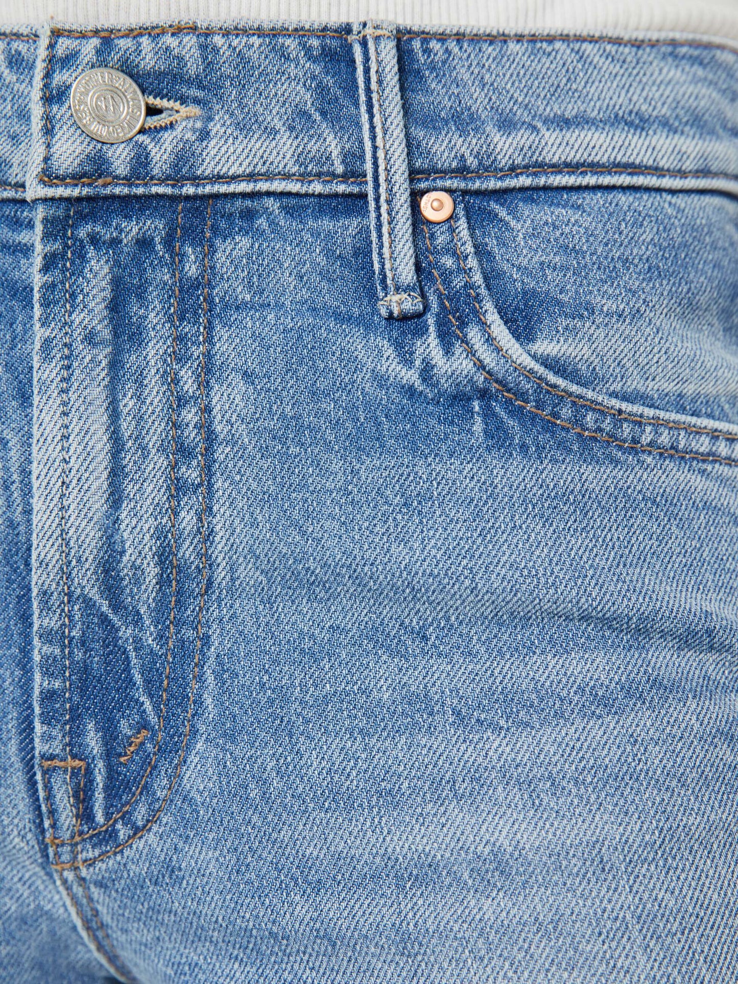 Mother Denim PETITES The Lil Kick It Ankle Blue (Medium)